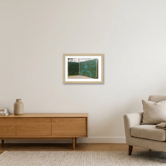 Accessible Entrance — A4 (30×21cm, 12×8") Oak Frame