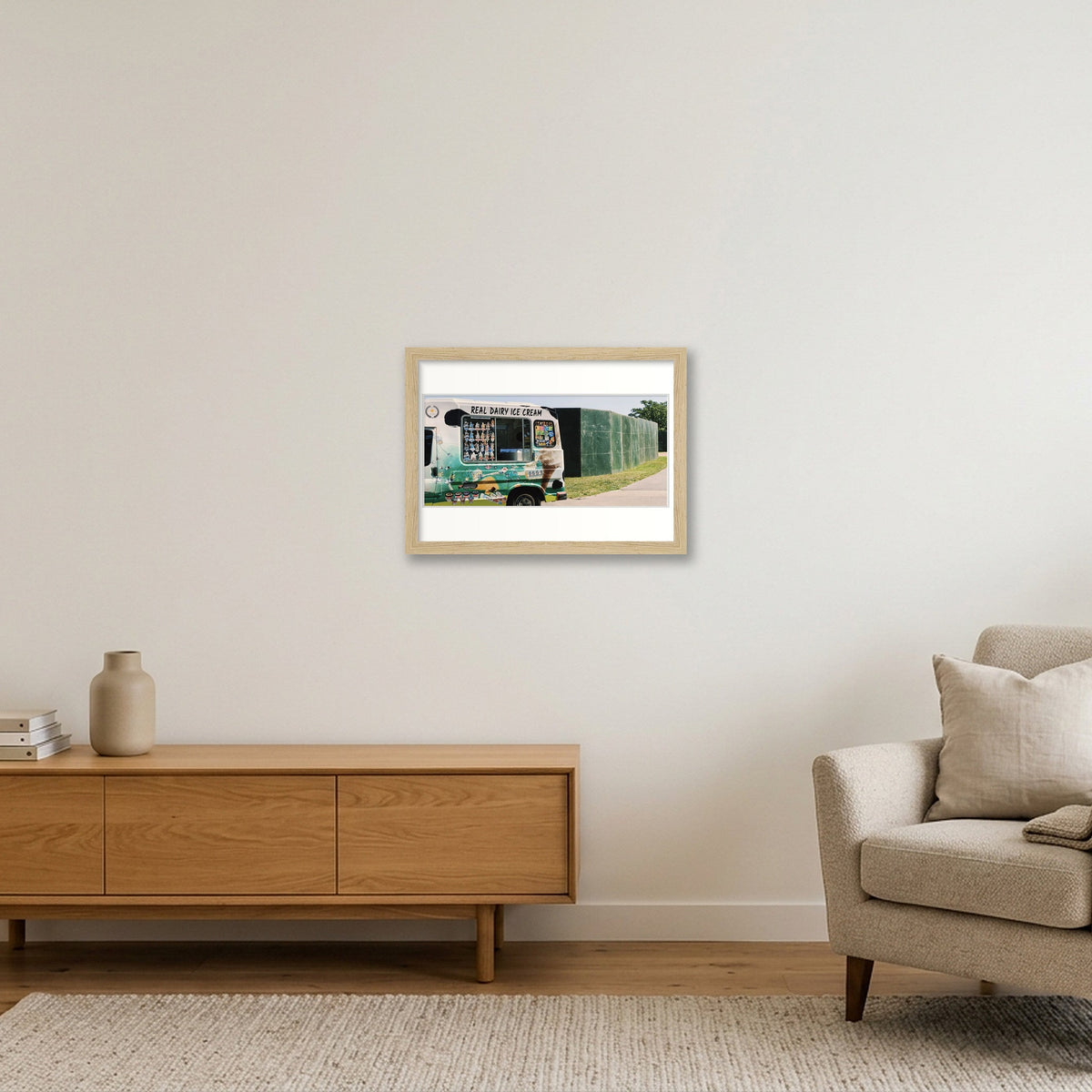 ICE — A4 (30×21cm, 12×8") Oak Frame
