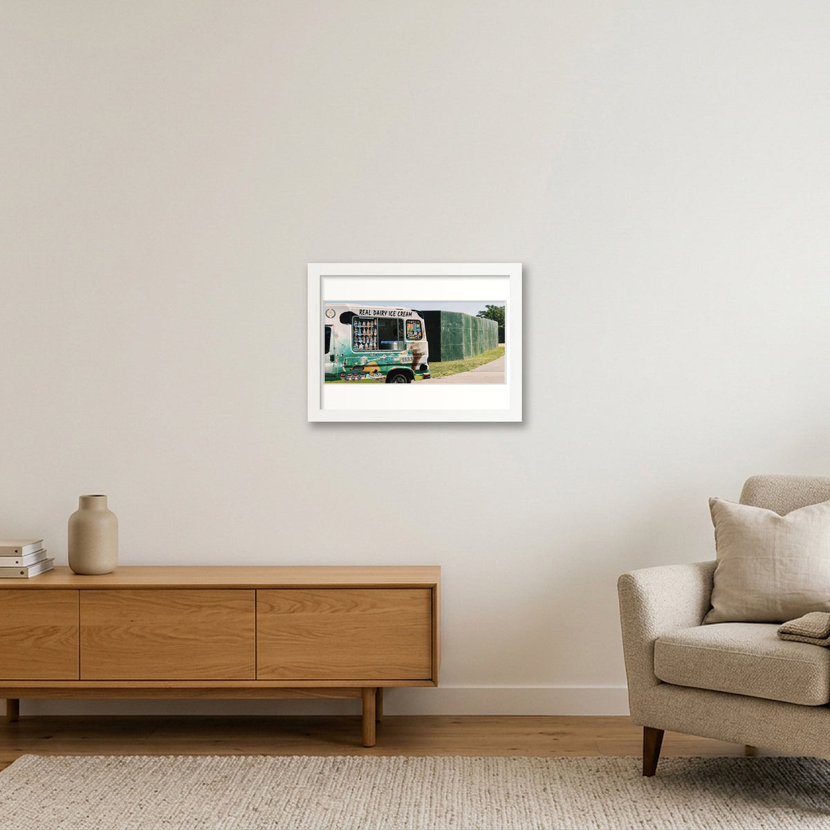 ICE — A4 (30×21cm, 12×8") White Frame