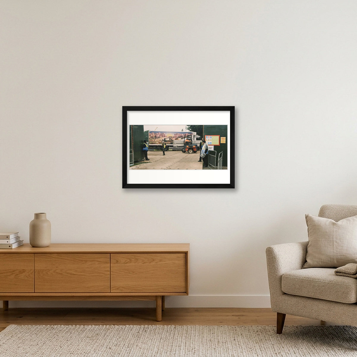 Green and Pleasant Land — A3 (42×30cm, 17×12") Black Frame
