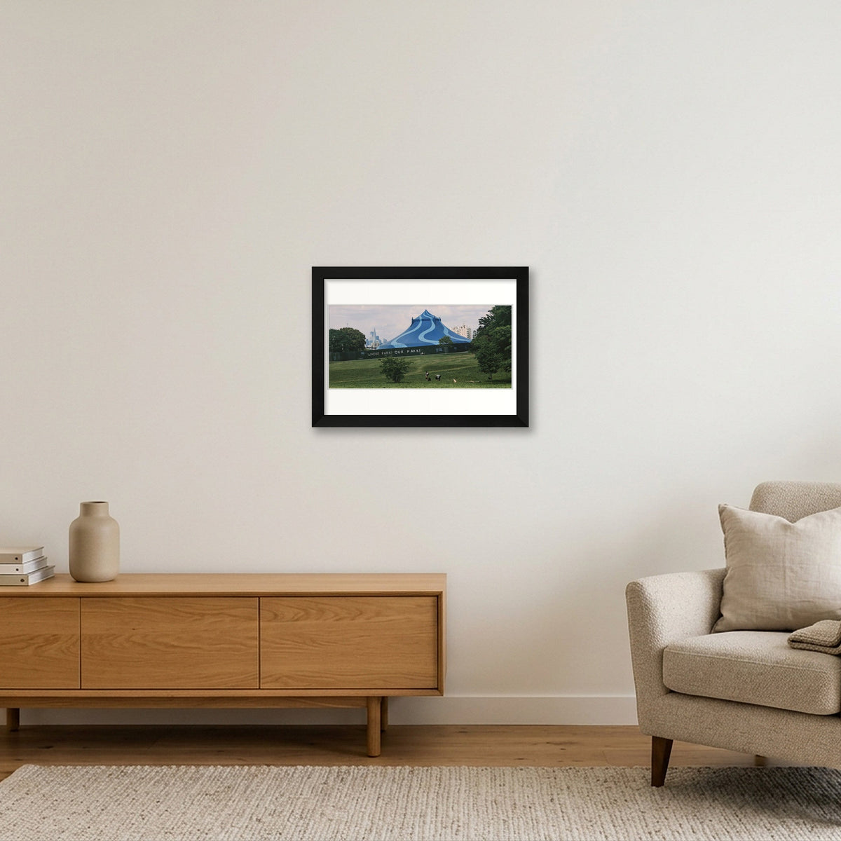 Whose Park? Our Park! Part III — A4 (30×21cm, 12×8") Black Frame