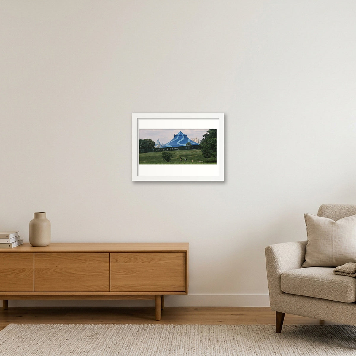 Whose Park? Our Park! Part III — A4 (30×21cm, 12×8") White Frame