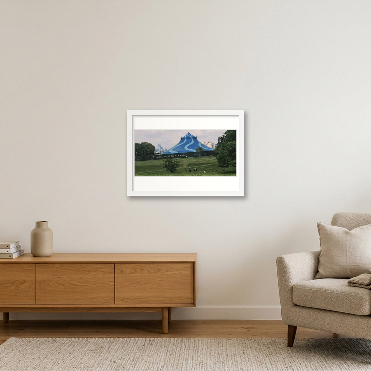Whose Park? Our Park! Part III — A3 (42×30cm, 17×12") White Frame