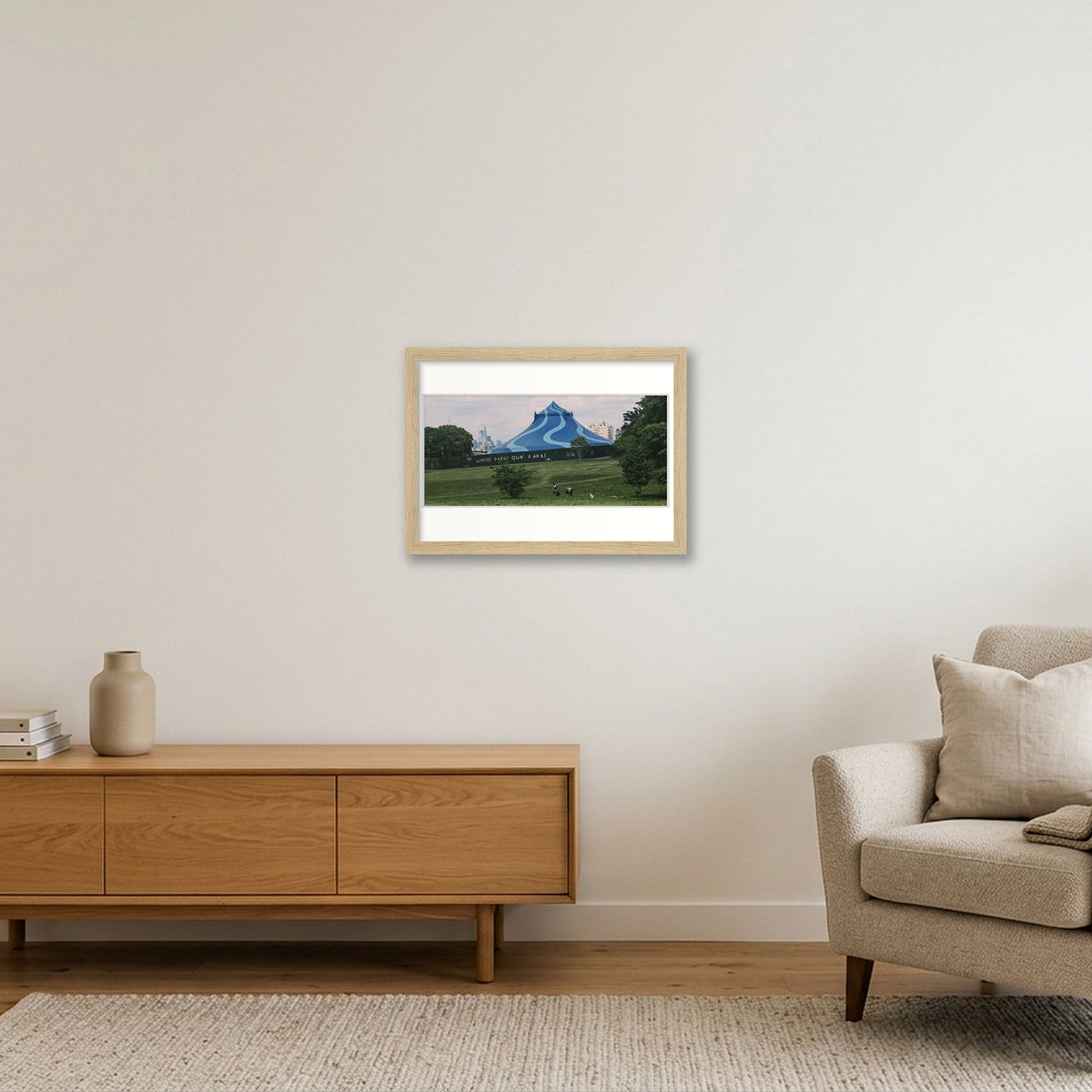 Whose Park? Our Park! Part III — A4 (30×21cm, 12×8") Oak Frame