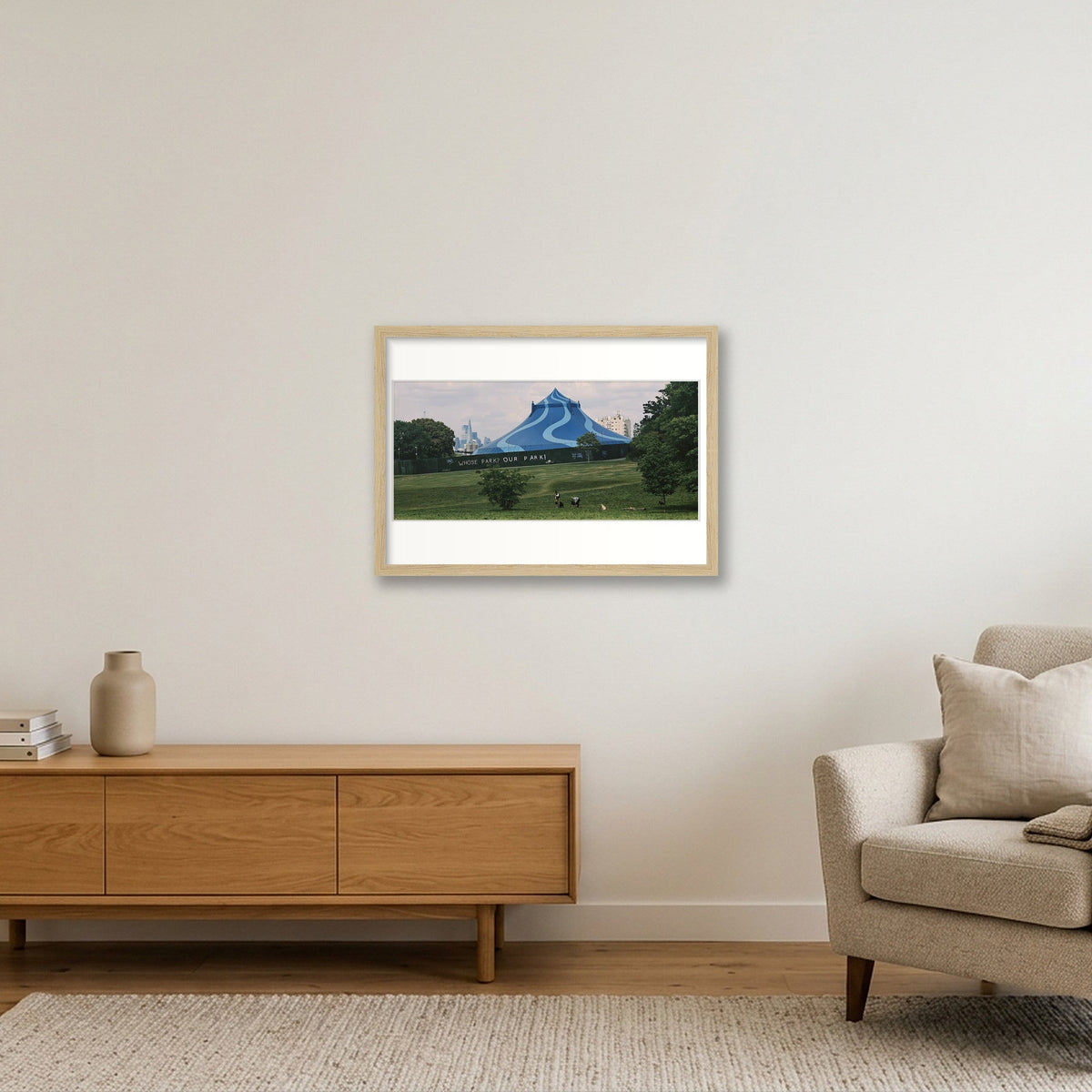 Whose Park? Our Park! Part III — A3 (42×30cm, 17×12") Oak Frame