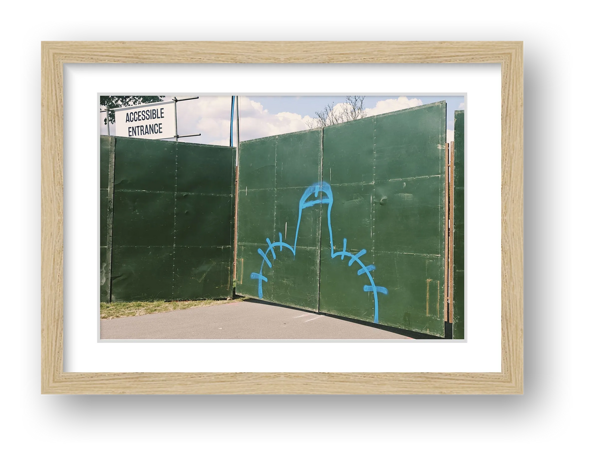 Accessible Entrance — framed