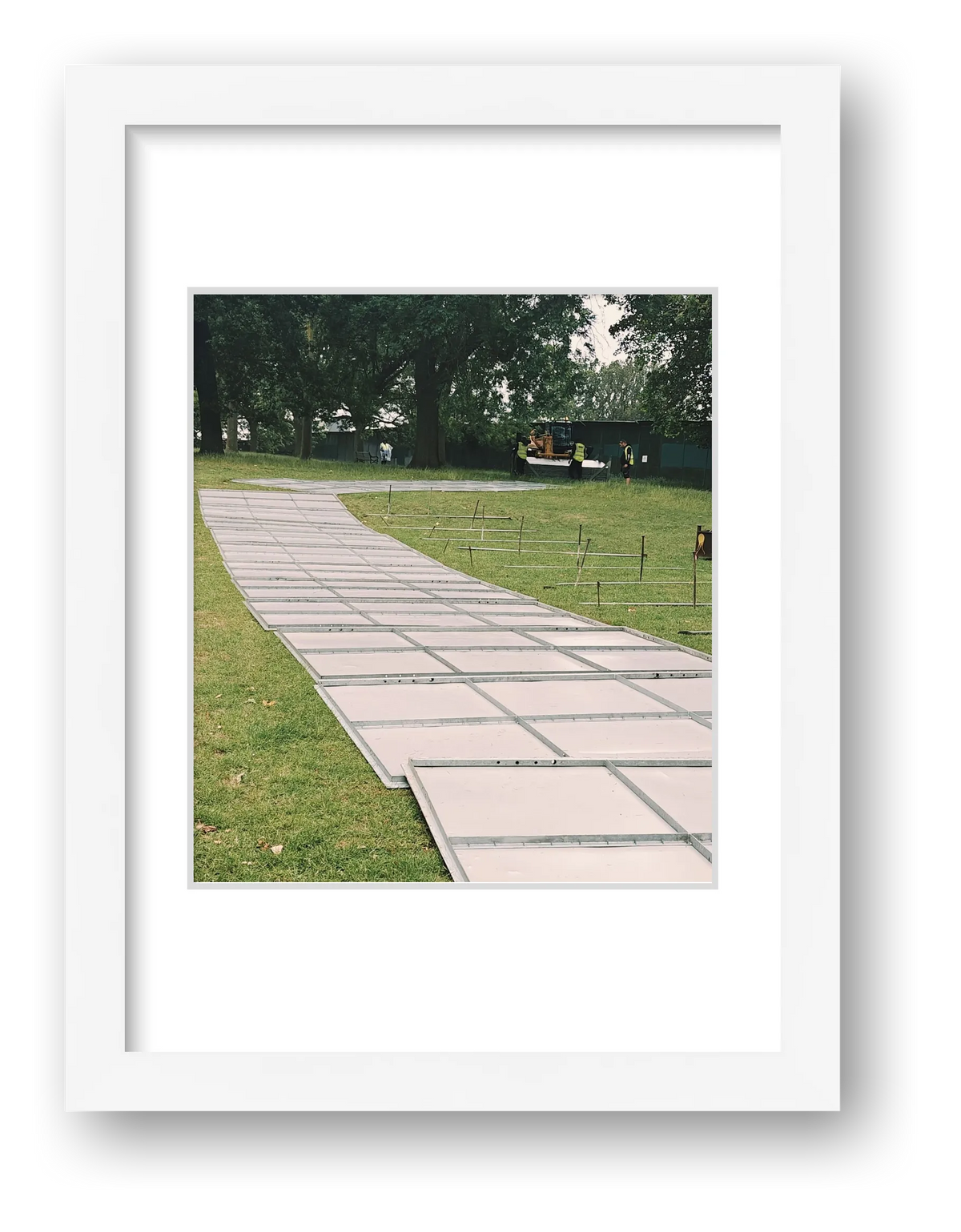 Follow the Metal Fence Road — framed