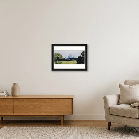 Whose Park? Our Park! — A4 (30×21cm, 12×8") Black Frame