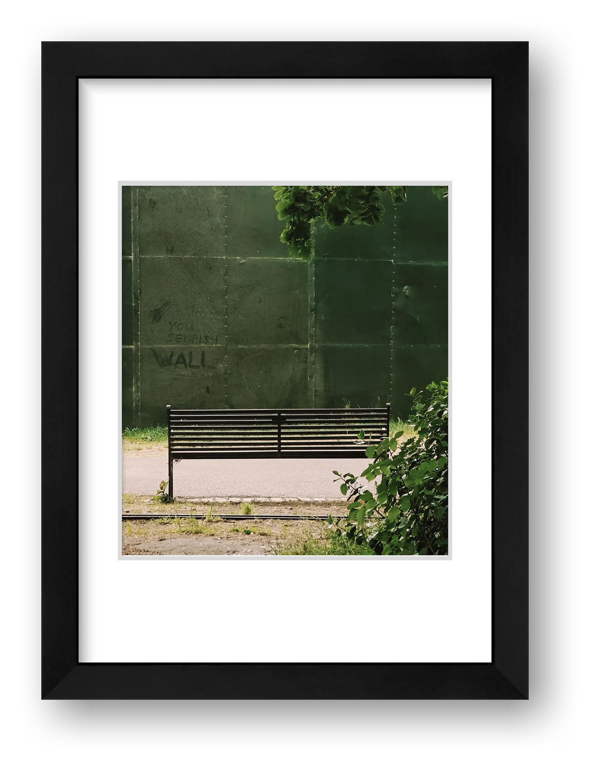 You Selfish Wall — framed